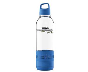 Bluetooth Water Bottle Speaker 400Ml Portable Rechargeable Bottled Speakers - Blue