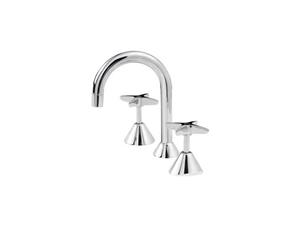 Chrome Kirra Fixed Spout Basin Set