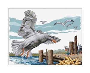 Country Threads Cross Stitch SEAGULLS TAKEAWAY Kit X Stitch FJ-1089