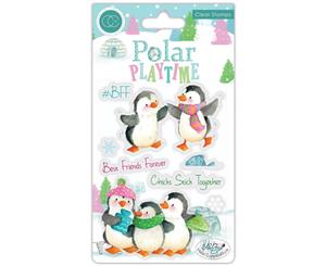 Craft Consortium A5 Clear Stamps - BFF Polar Playtime