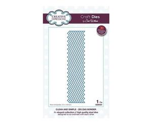 Craft Dies By Sue Wilson - Clean & Simple Collection - Zig Zag Border Die