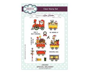 Creative Expressions - Lisa Horton Stamps - Special Delivery A5 Clear Stamp Set