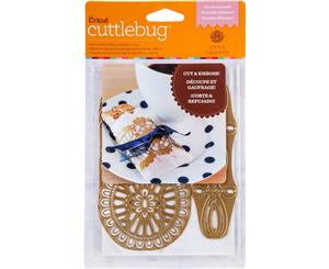 Cuttlebug A2 Cut & Emboss Die By Anna Griffin-Eleanor Laces