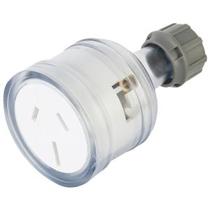 DETA 15A Clear Extension Socket