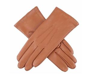 Dents Women's Plain Hairsheep Emma Leather Gloves - Purple