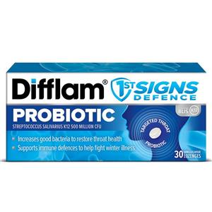 Difflam First Sign Defence Probiotic 30 Lozenges