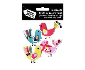 Express Yourself Mip 3-D Stickers - Birds