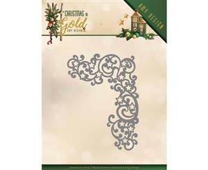 Find It Trading - Amy Design Die - Golden Corner Christmas In Gold