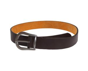 Grace Womens/Ladies Large Buckle Leather Belt (Brown) - MISC101