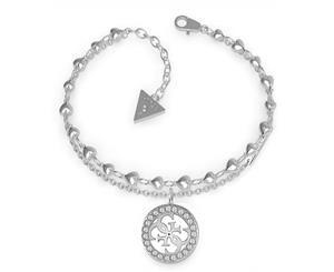 Guess womens Stainless steel Zircon gemstone bracelet UBB78025-S