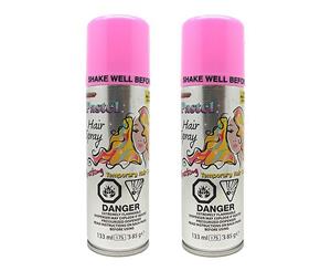 Hair Spray - Pastel Pink 2 Pack