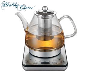 Healthy Choice 1.2L Digital Glass Kettle w/ Tea Infuser