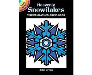 Heavenly Snowflakes Stained Glass Coloring Book  Dover Little Activity Book