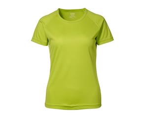 Id Womens/Ladies Game Active Short Sleeve Fitted T-Shirt (Lime) - ID272