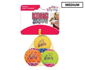 KONG SqueakAir Birthday Balls 3pk