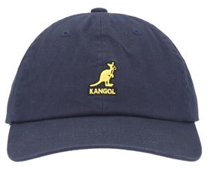 Kangol Washed Baseball Cap - Navy