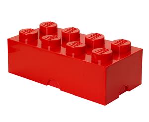 LEGO Brick 8-Stud Storage Brick - Red