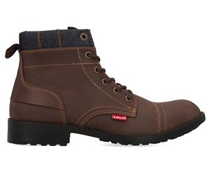 Levis Men's Artesia Casual Lace-up Boots - Brown/Navy