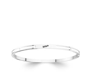 Los Angeles Dodgers Bangle Bracelet For Women In Sterling Silver Design by BIXLER - Sterling Silver