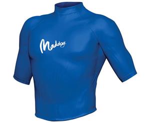 Maddog Men's Short Sleeve Rash Vest - Blue