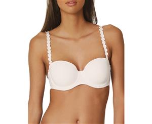 Marie Jo 0120828 L'Aventure Tom Padded Underwired Strapless Bra - Natural Off-White