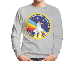 NASA STS 27 Atlantis Mission Badge Men's Sweatshirt - Heather Grey