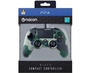 Nacon Compact Wired Controller (Camo Green) PS4