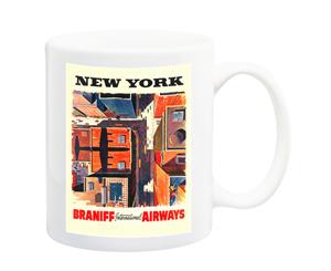 New York USA Travel Poster Mug - 11 Fluid Oz