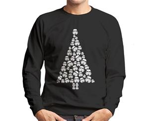 Original Stormtrooper Trooper Christmas Tree Men's Sweatshirt - Black