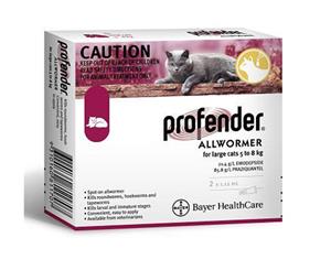 Profender Cat Allwormer Broad Spectrum Control 5-8kg 20's (P5907)