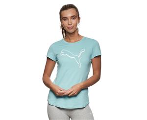 Puma Women's Athletics Tee / T-Shirt / Tshirt - Milky Blue