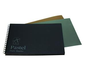 SAA Pastel Paper Pad A4 Dark Shades