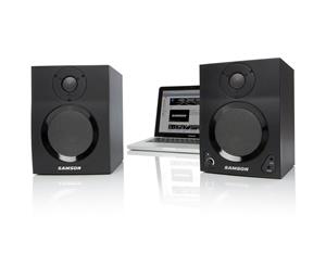 Samson MEDIAONE-BT4 40W RMS 2 Active Studio Monitors Speakers Wireless Bluetooth