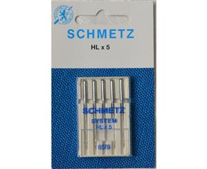 Schmetz Needle High Speed HL x 5 Embroidery Size 65/9 Pack of 5 Needles