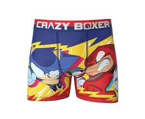 Sonic the Hedgehog and Knuckles Men's Underwear Boxer Briefs