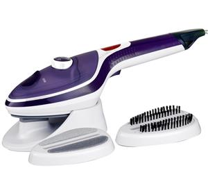 Steam Brush Iron Travel Handheld Portable Clothes Steamer Garment Brush Purple