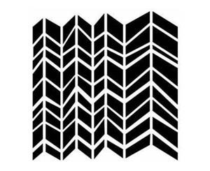 The Crafters Workshop - 12X12 Template - Chunky Chevron