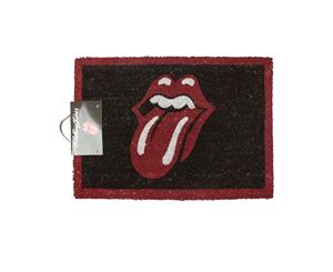 The Rolling Stones Tongue Door Mat (Black) - NS5107