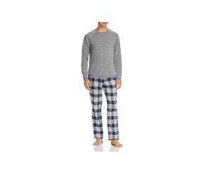 Ugg Mens Steiner Flannel Pant Knit Tee Two-Piece Pajamas