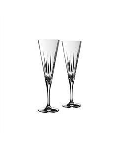 Vera Wang Wedgwood Peplum Crystal Toasting Flute Pair