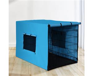 i.Pet 36" Dog Cage With Cover Pet Crate Kennel Folding Collapsible Portable BL