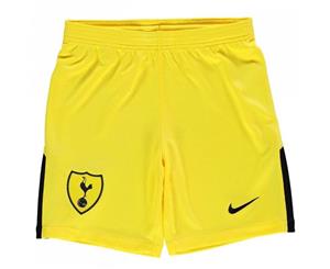 2017-2018 Tottenham Home Nike Goalkeeper Shorts (Yellow) - Kids