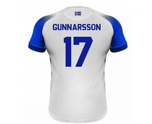 2018-2019 Iceland Away Errea Football Shirt (Gunnarsson 17)