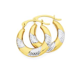 9ct Hoop Earrings