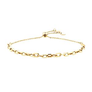 Adjustable Bolo Bracelet In 10ct Yellow Gold