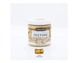 Americana Decor Texture Metallics 8oz - Gold