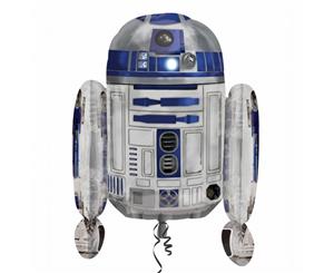 Anagram Supershape Star Wars R2-D2 Foil Balloon (White/Blue) - SG14460