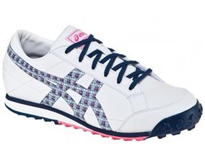 Asics Ladies Matchplay Classic Golf Shoes - White/Navy