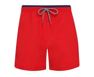 Asquith & Fox Mens Swim Shorts (Red/Navy) - RW6242