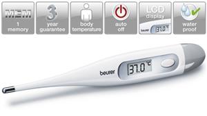 Beurer FT09 Digital Thermometer - White